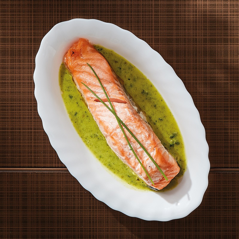 Блюдо для еды овальное «Trianon» 220x140мм h30мм белое из опалового стекла по 6 шт/уп