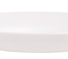 Тарелка для еды круглая «Everyday» 600мл d220мм h33мм белая глубокая из опалового стекла по 6 шт/уп
