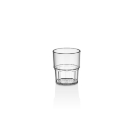 Стакан для напитков «Granity» 180мл d66мм h78мм прозрачный круглый из поликарбонатапо 100 шт/уп