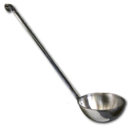 Половник для еды 2л d213мм l570мм металлический по 1 шт/уп