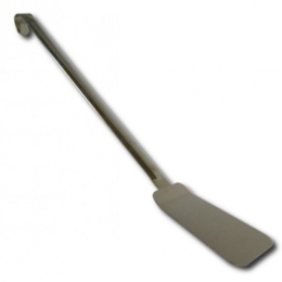 Лопатка 50 см. изогнутая раб. часть 12*8 см. нерж. широкая /1/50/