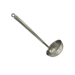 Половник для еды 0.15л d90мм l230мм металлический по 150 шт/уп