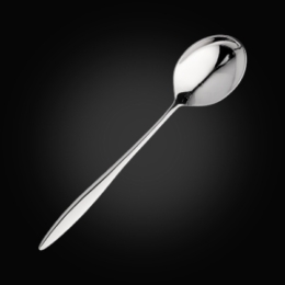 Ложка десертная «Barcelona» L185мм s3.2мм 18/0 AISI 430 металлическая по 10 шт/уп