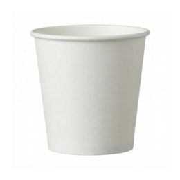 Стакан бумажный белый 100мл (макс.110мл) d62мм однослойный по 100 шт/уп (1200 шт/кор)