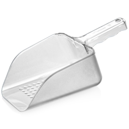 Совок для льда/сыпучих продуктов 1200 мл. 245 мм. перф., поликарбонат /1/24/