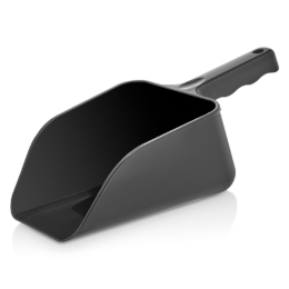 Совок для льда/сыпучих продуктов 1200 мл. 300 мм. черный оликарбонат /1/24/