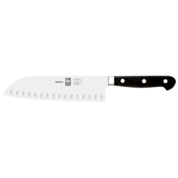 Нож японский Santoku 180/300 мм. с бороздками, кованый MAITRE /1/