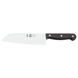 Нож японский Santoku 180/300 мм. черный TECHNIC /1/6/